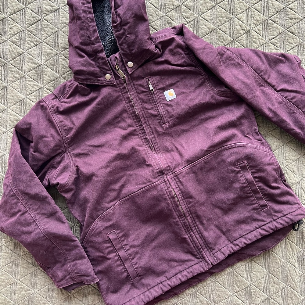 Carhartt Washed Duck Sherpa Lined Jacket